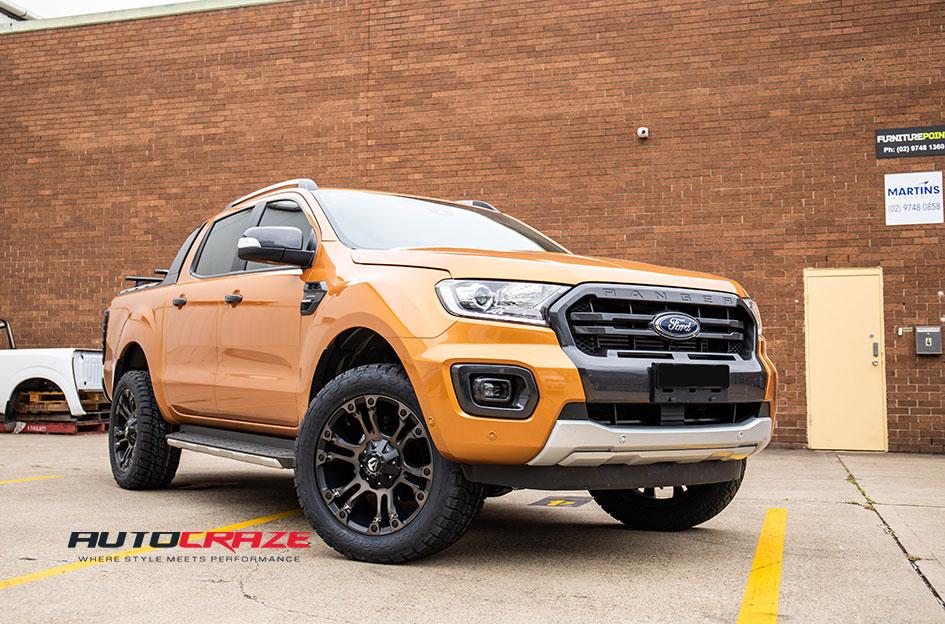 FORD-RANGER-VAPOR-BLACK-MACHINED-WITH-DARK-TINT